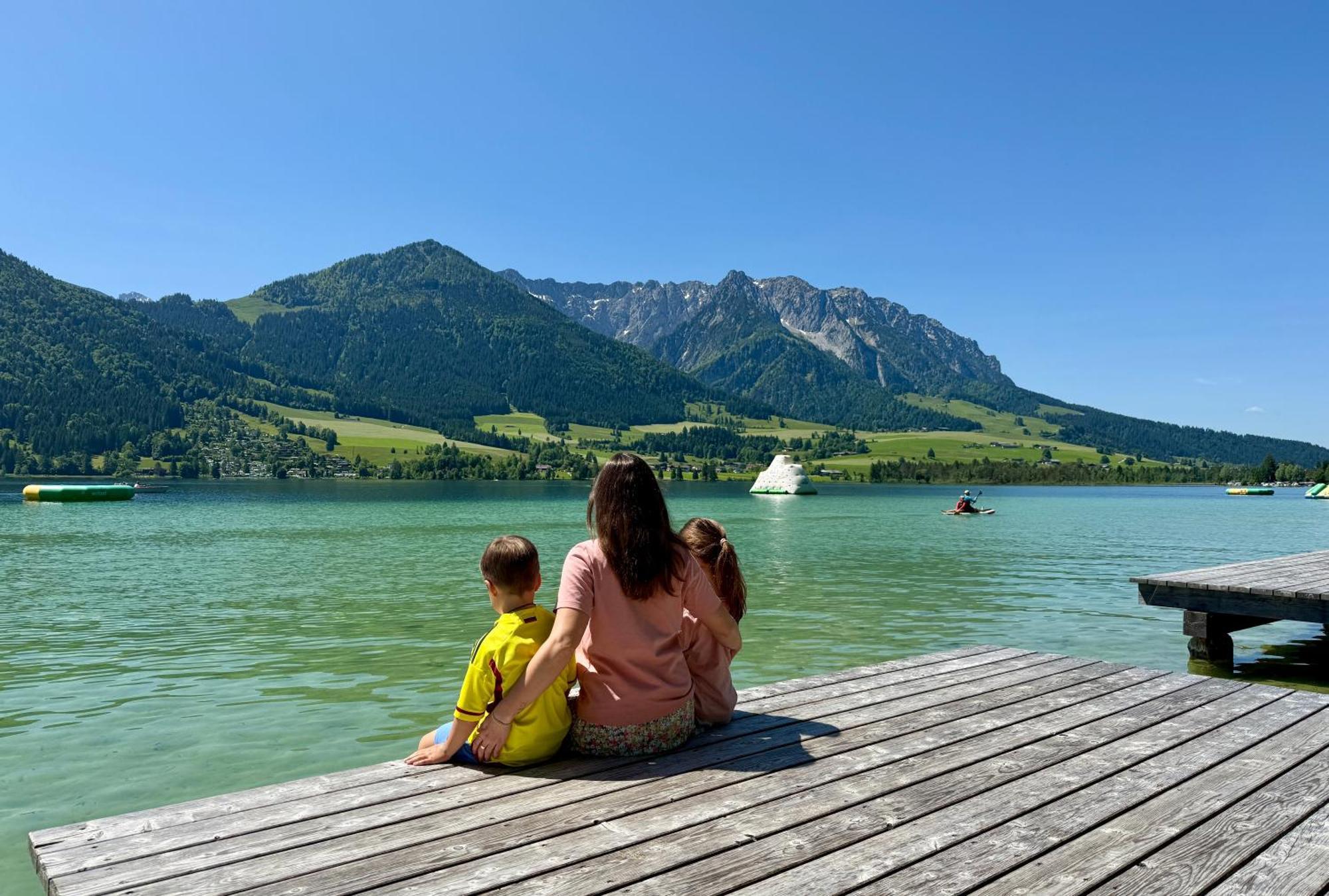 Apartment Liebelei Am See - Traumblick Aufs Kaisergebirge - Nur Ein Katzensprung Zum See Walchsee Exterior photo